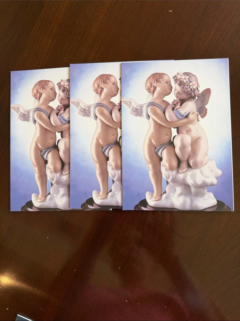 Vintage Lladro 13 Blank Greeting Cards & Envelopes in Box 1998